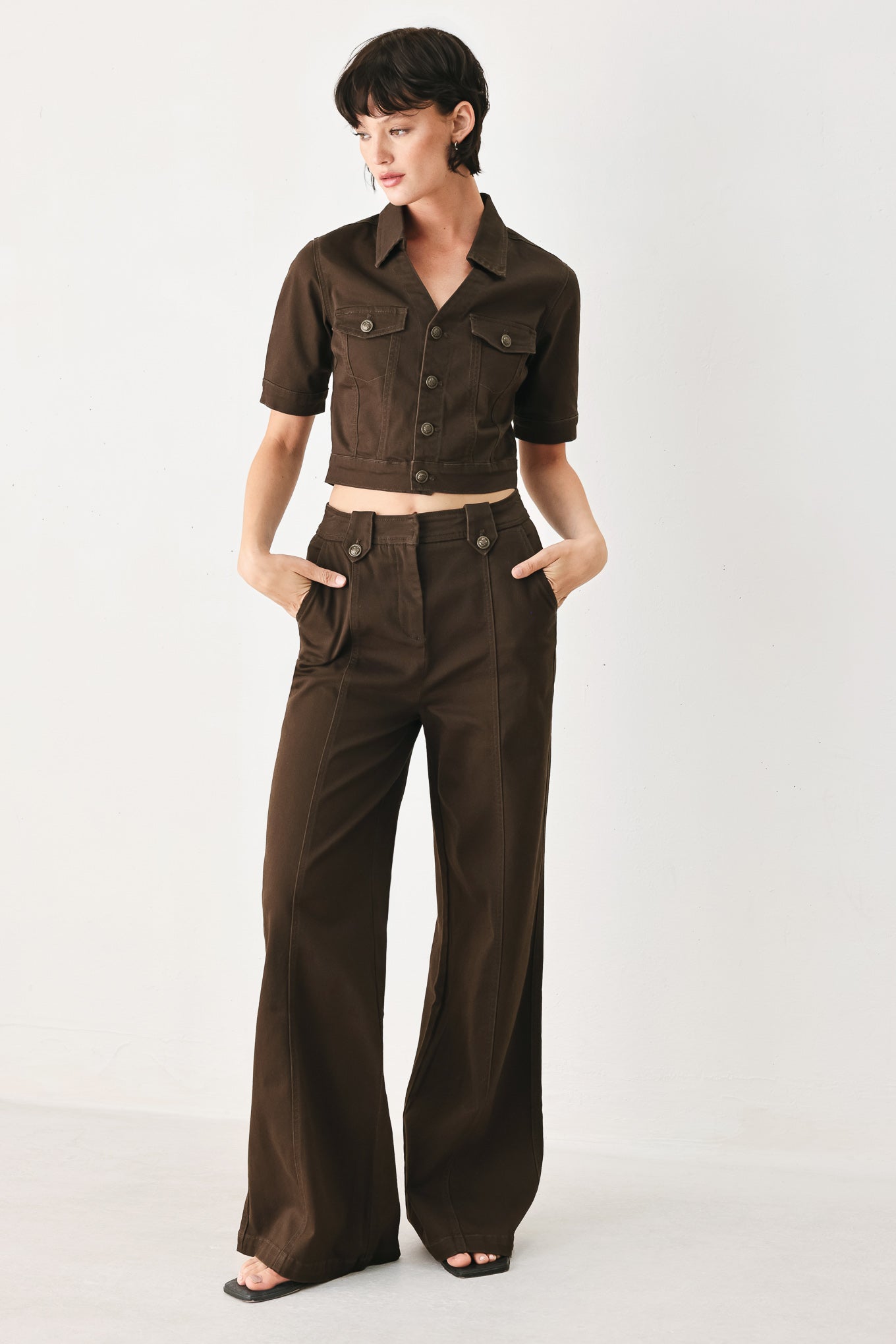 COWGIRL AFTER DARK WOVEN PANTS - Glamourous Grace