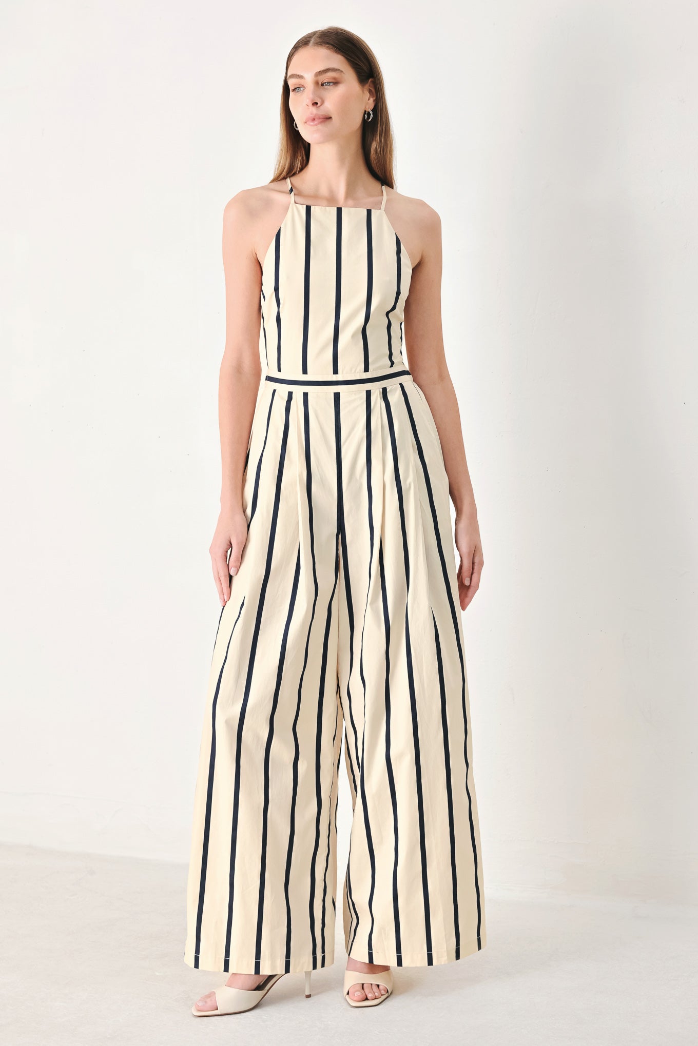 MONACO STRIPE WOVEN JUMPSUIT - Glamourous Grace