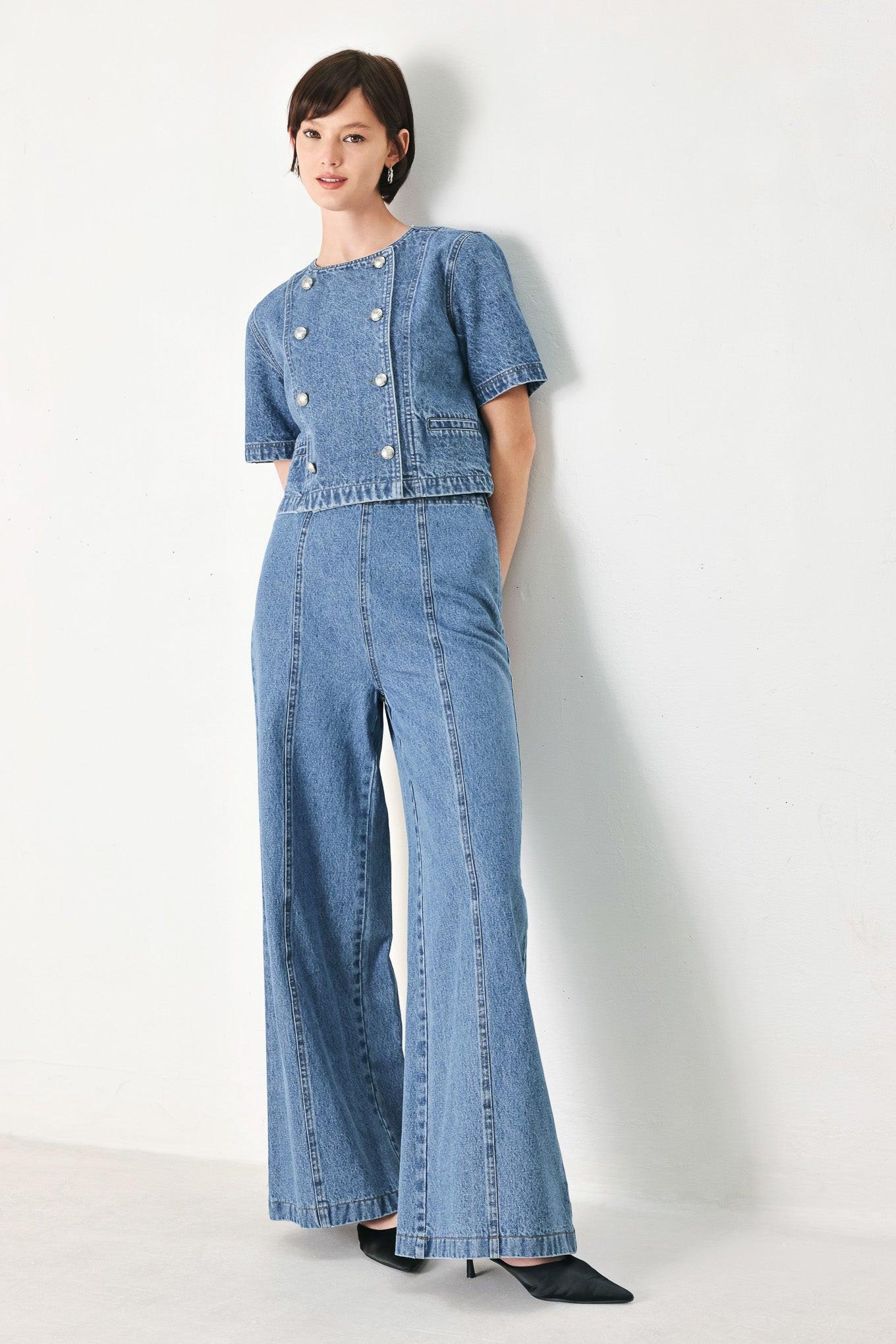 CITY ARMOR DENIM PANTS - Glamourous Grace