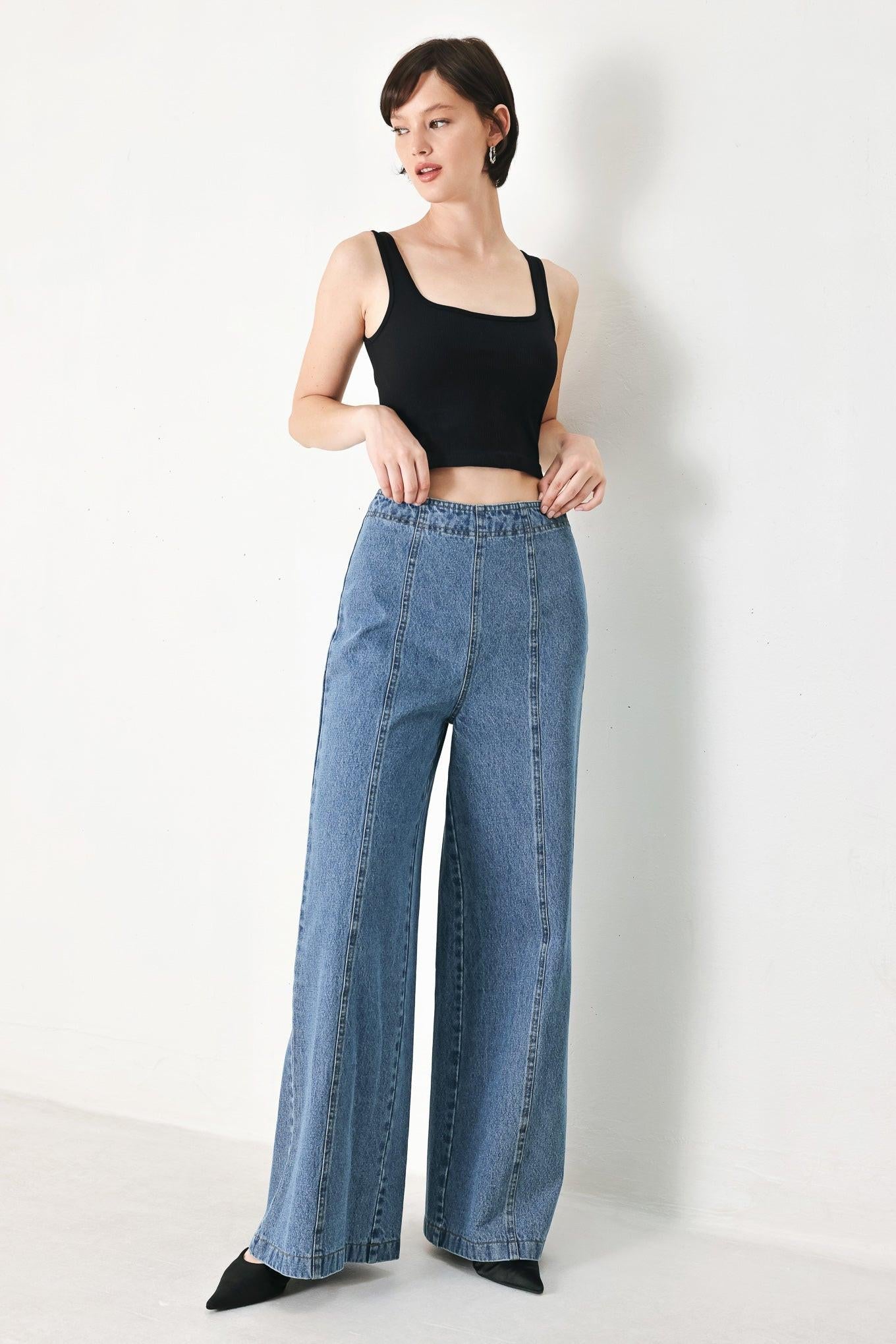 CITY ARMOR DENIM PANTS - Glamourous Grace