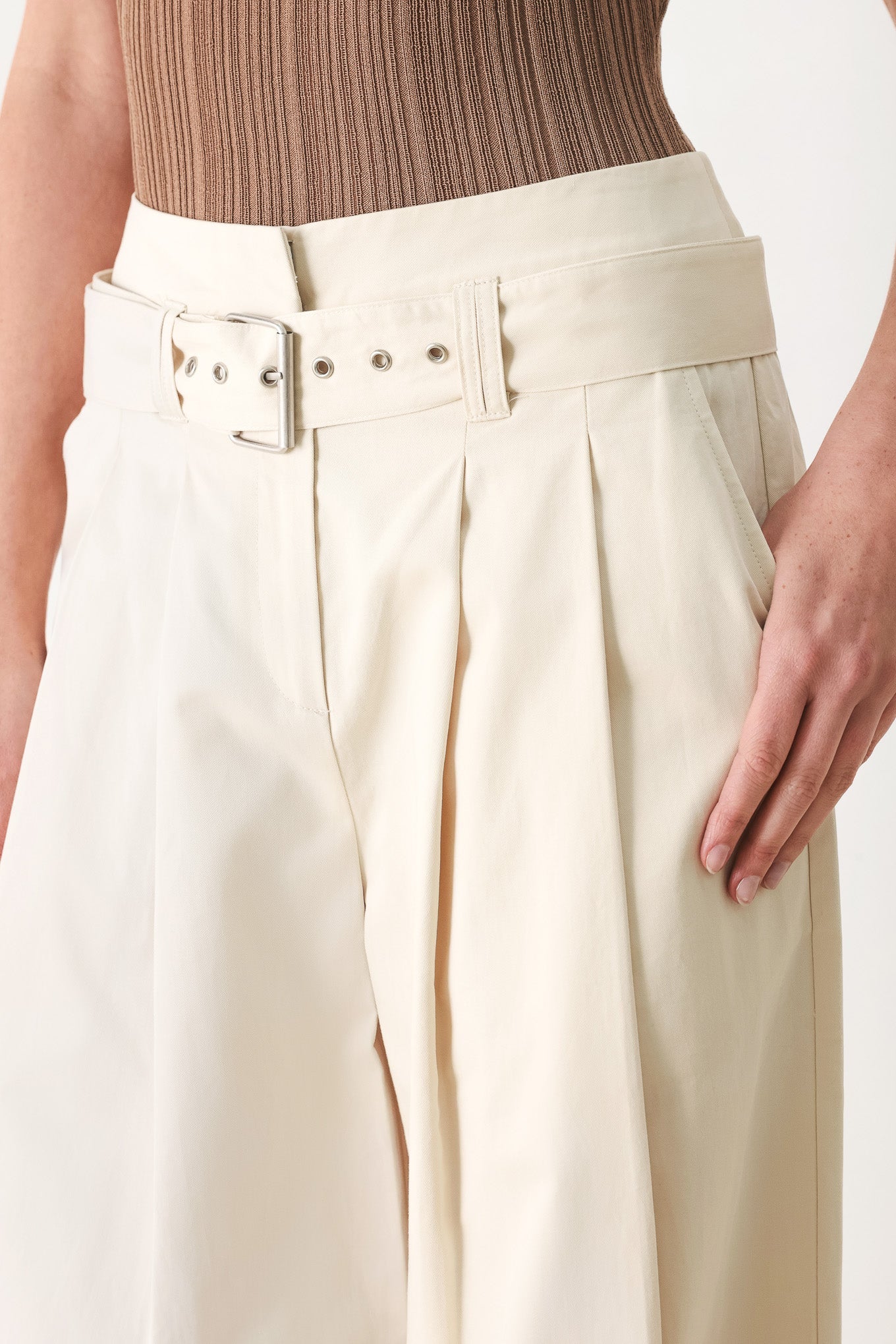VELA WIDE WOVEN PANTS - Glamourous Grace