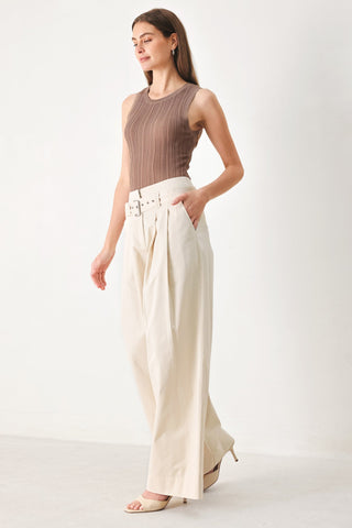 VELA WIDE WOVEN PANTS - Glamourous Grace