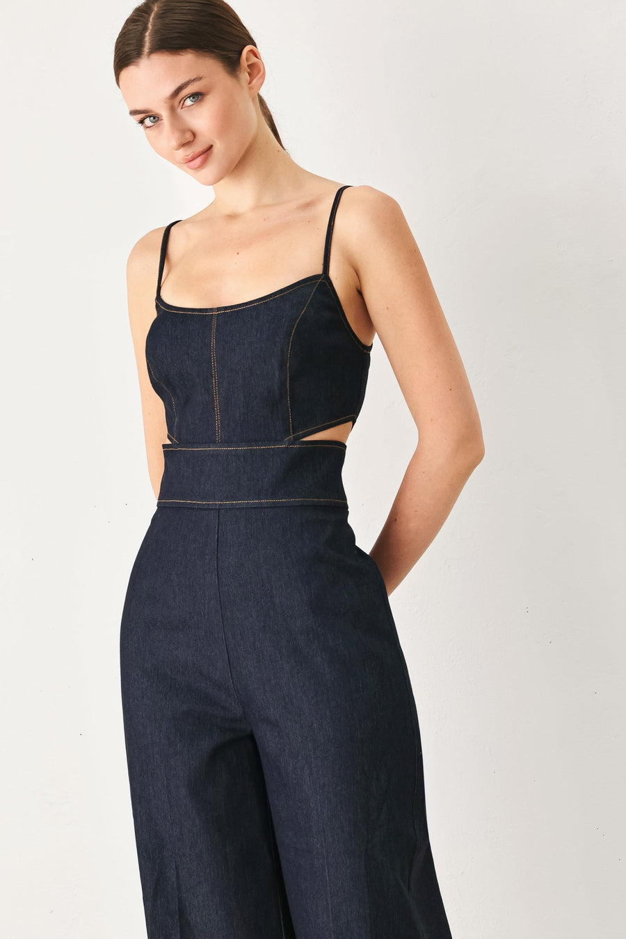 LOVELY MUSE DENIM JUMPSUIT - Glamourous Grace