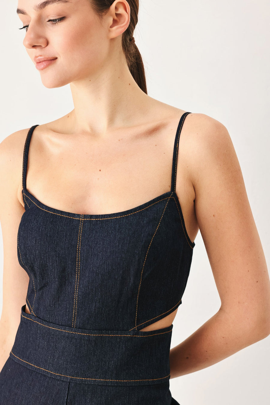 LOVELY MUSE DENIM JUMPSUIT - Glamourous Grace