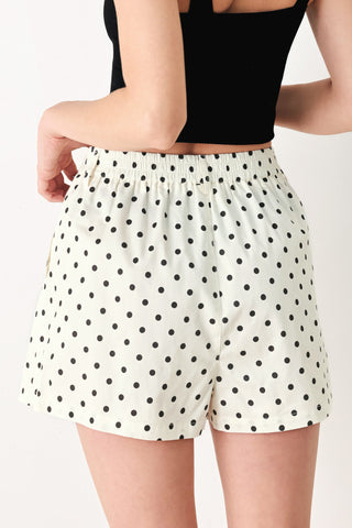 CHAMPAGNE DOTS WOVEN SHORTS - Glamourous Grace