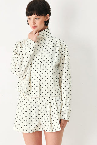 CHAMPAGNE DOTS WOVEN SHORTS - Glamourous Grace