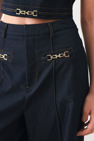 YACHT CLUB WOVEN WIDE LEG PANTS - Glamourous Grace