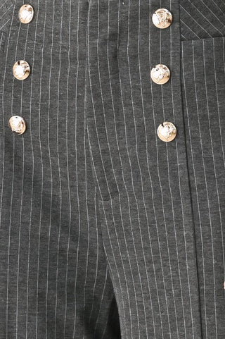 MODERN PINSTRIPE WOVEN PANTS