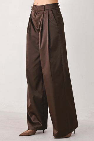 PARCHMENT RELAXED-FIT WOVEN PANTS