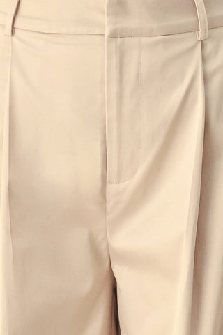 PARCHMENT RELAXED-FIT WOVEN PANTS