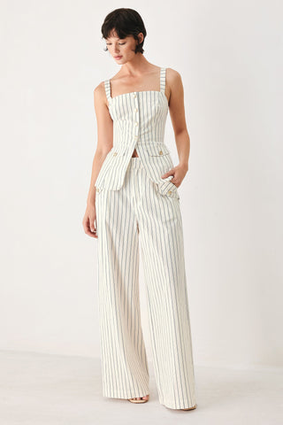SUTTON STRIPE WOVEN PANTS