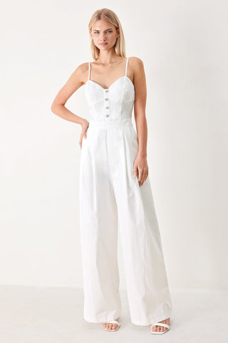 TRUE LOVE LOOK WOVEN JUMPSUIT - Glamourous Grace