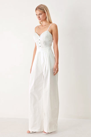TRUE LOVE LOOK WOVEN JUMPSUIT - Glamourous Grace