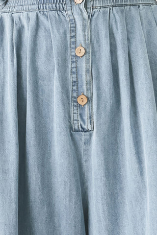 OCEAN AIR DENIM JUMPSUIT