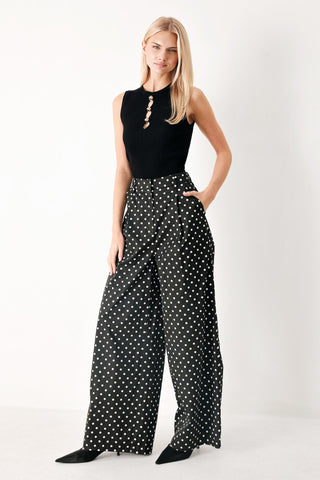 FOREVER CHIC POLKA WOVEN PANTS - Glamourous Grace