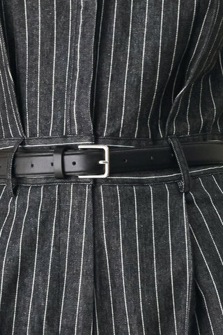 EXECUTIVE NOIR FLOW WOVEN JUMPSUIT