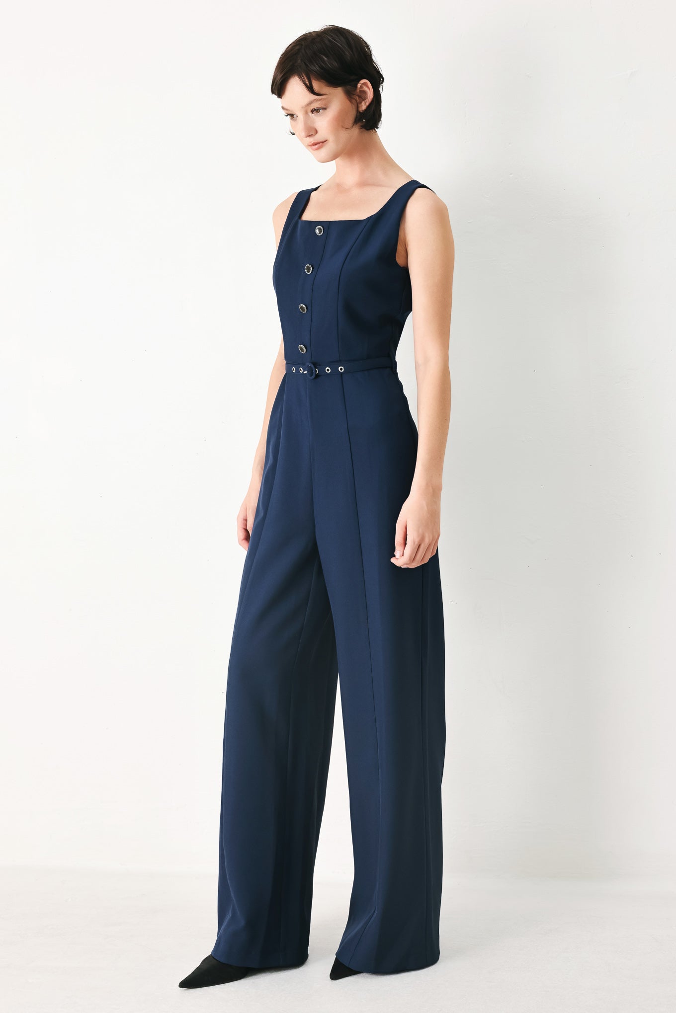 AFTER HOURS ELEGANCE WOVEN JUMPSUIT - Glamourous Grace