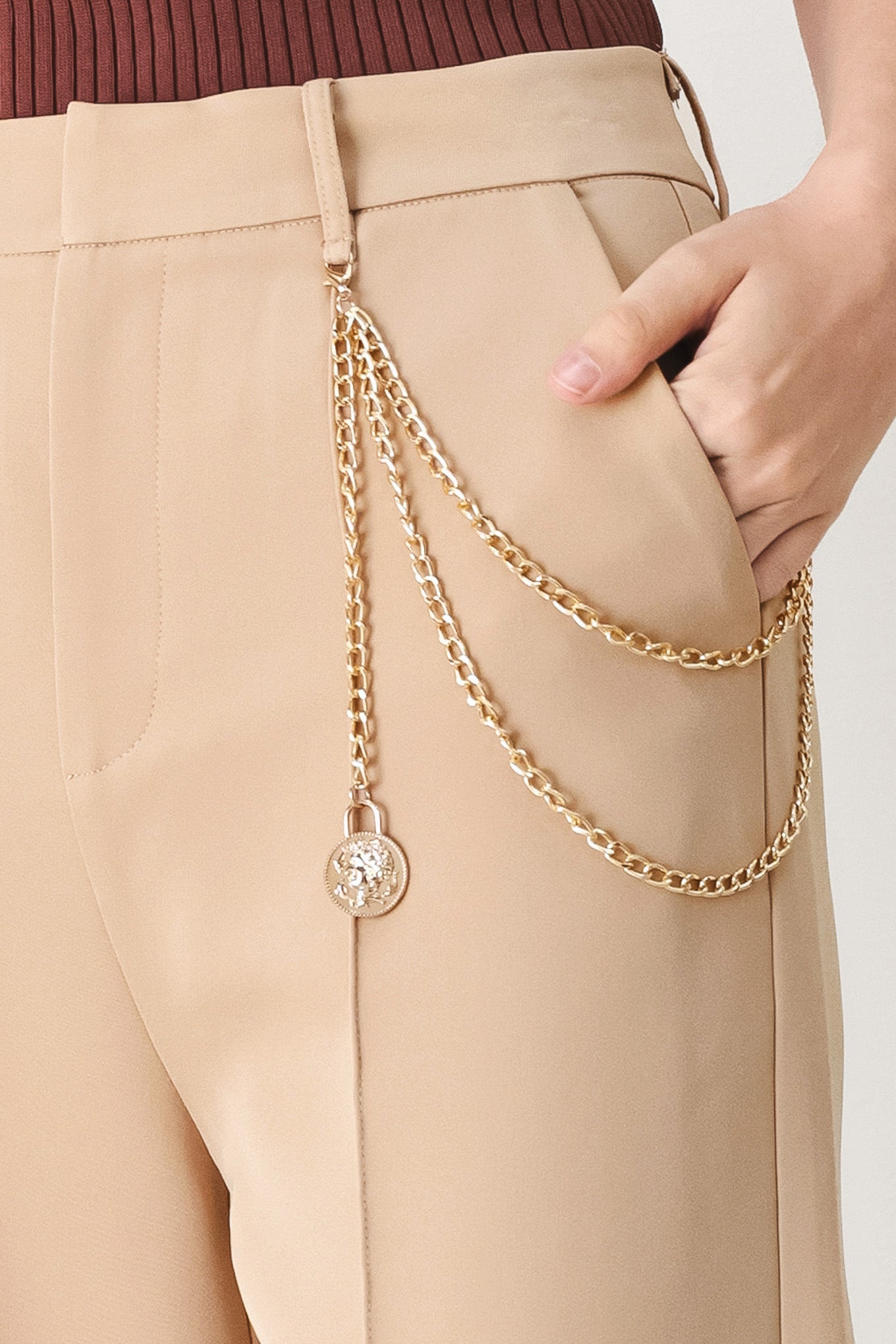 CRYSTAL BAY WOVEN PANTS - Glamourous Grace