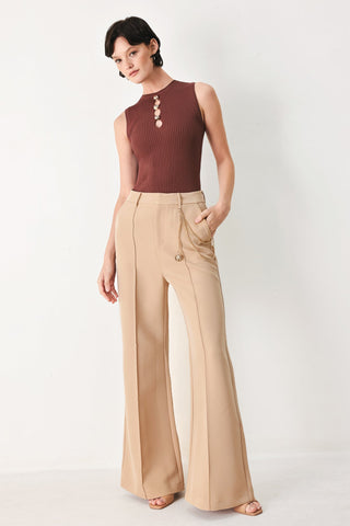 CRYSTAL BAY WOVEN PANTS - Glamourous Grace