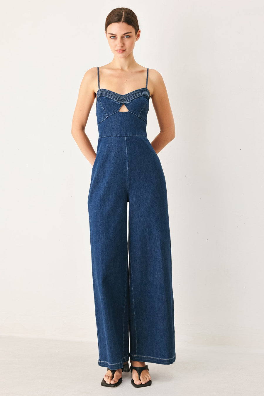 SWEET CHARM DENIM JUMPSUIT - Glamourous Grace