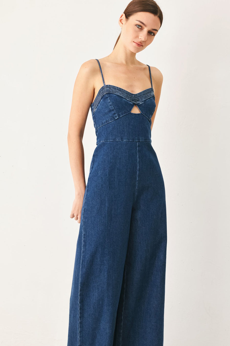 SWEET CHARM DENIM JUMPSUIT - Glamourous Grace