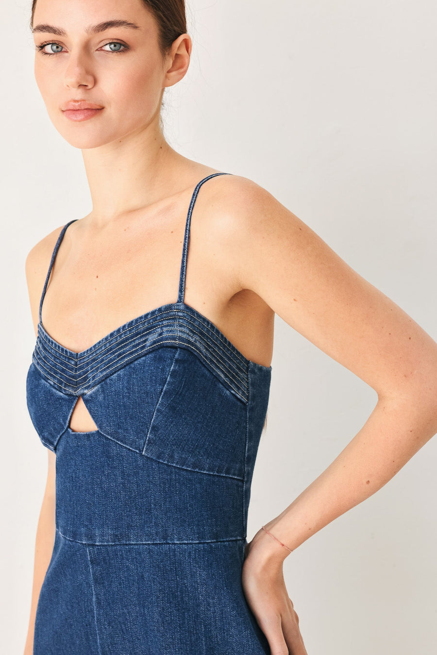 SWEET CHARM DENIM JUMPSUIT - Glamourous Grace