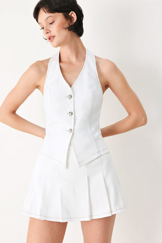 CHAMPAGNE CLUB WOVEN SKORT - Glamourous Grace