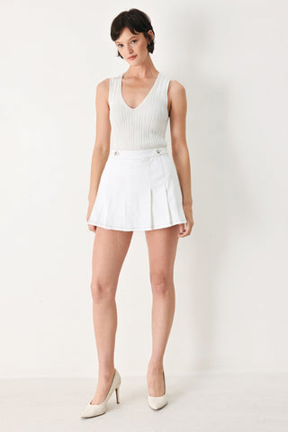 CHAMPAGNE CLUB WOVEN SKORT - Glamourous Grace