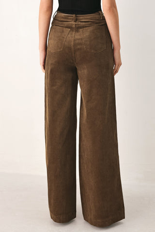 AUTUMN IN MANHATTAN BELTED CORDUROY PANTS