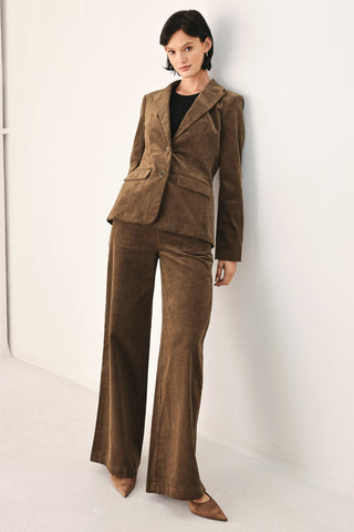 AUTUMN IN MANHATTAN BELTED CORDUROY PANTS