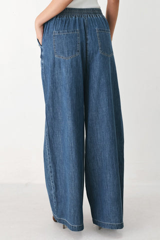 INDIGO COMFORT LINE DENIM PANTS