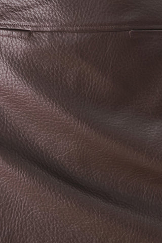 REBEL ROMANCE FAUX LEATHER SKORT