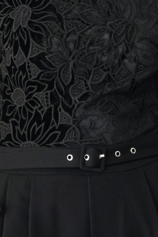 AFTER DARK LACE WIDE LEG JUMPSUIT
