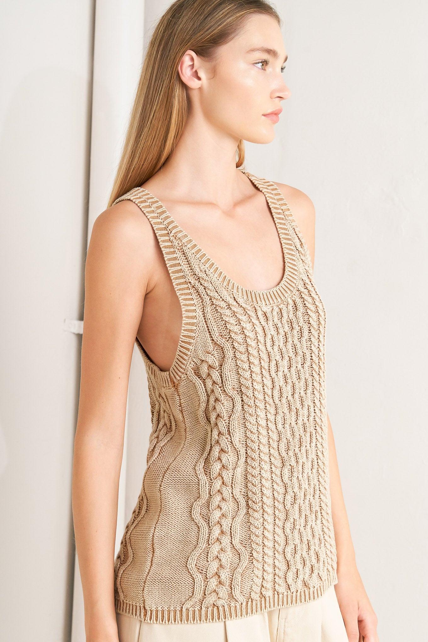 NEVER FORGET KNIT TANK TOP - Glamourous Grace
