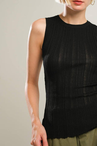 BE RIGHT BACK BLACK SWEATER TOP - Glamourous Grace