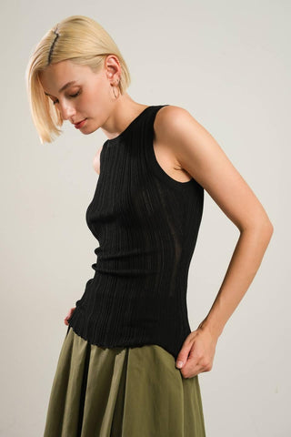 BE RIGHT BACK BLACK SWEATER TOP - Glamourous Grace