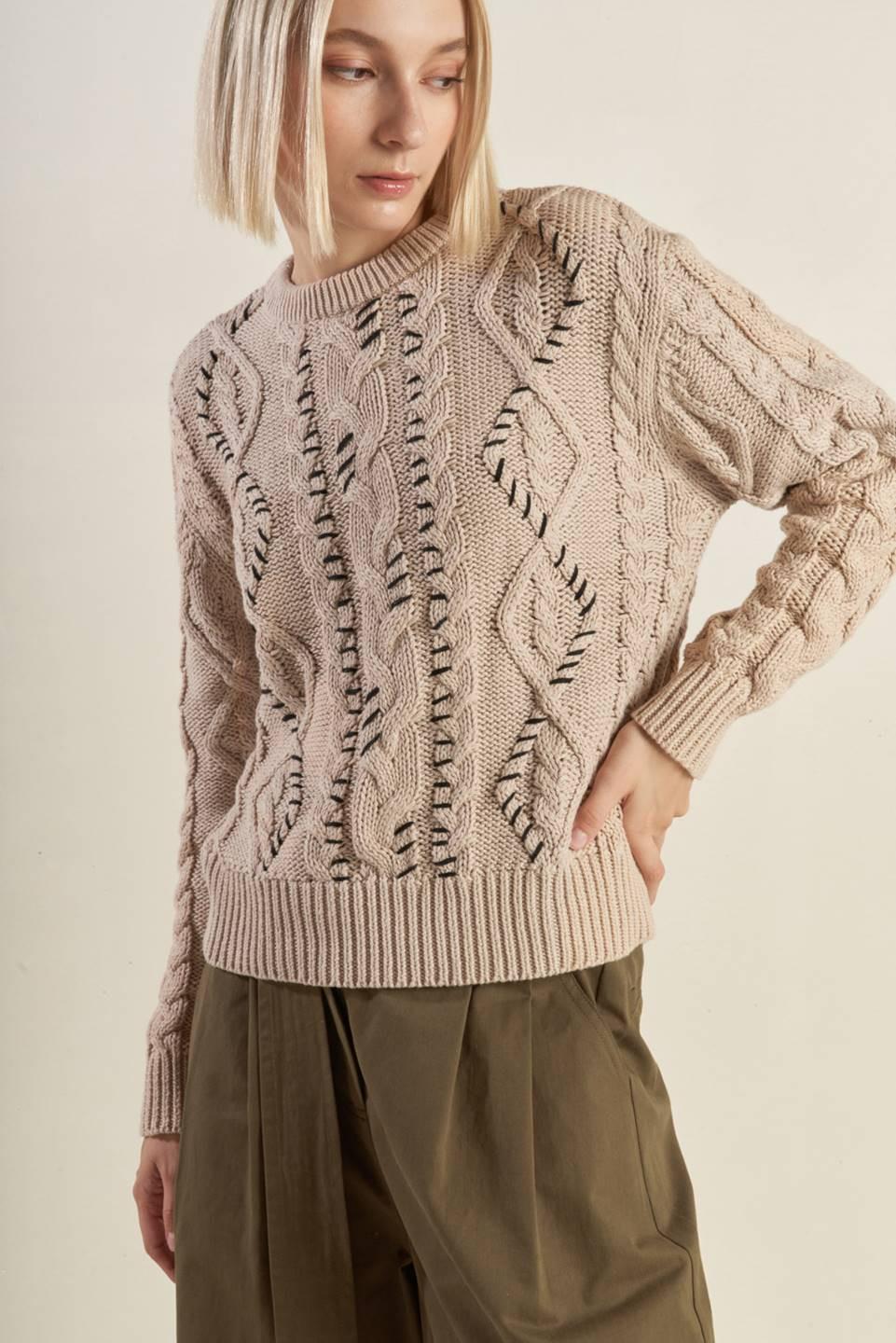 LITTLE BIT IN LOVE SWEATER KNIT TOP - Glamourous Grace