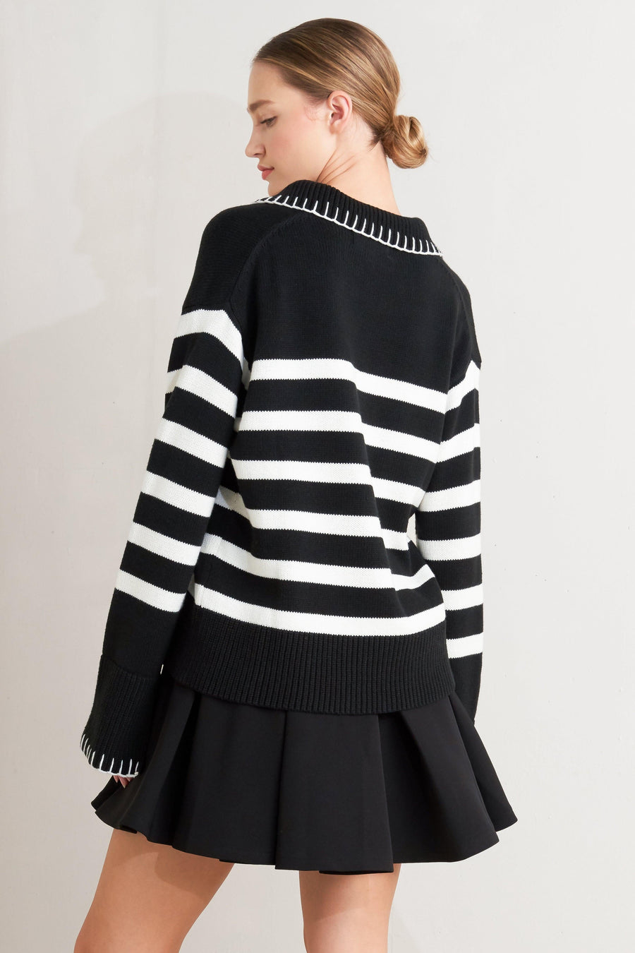 TIMELESS CHARM SWEATER TOP - Glamourous Grace