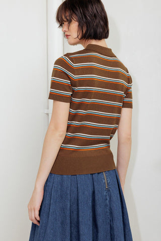 PRETTY IN PARADISE POLO TOP - Glamourous Grace