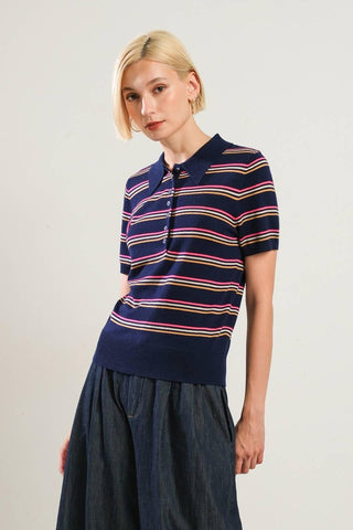 PRETTY IN PARADISE POLO TOP - Glamourous Grace