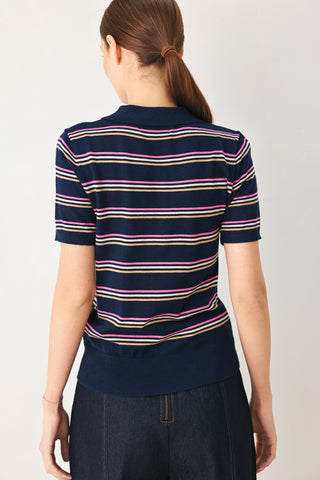 PRETTY IN PARADISE POLO TOP