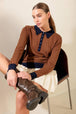BROWN/NAVY