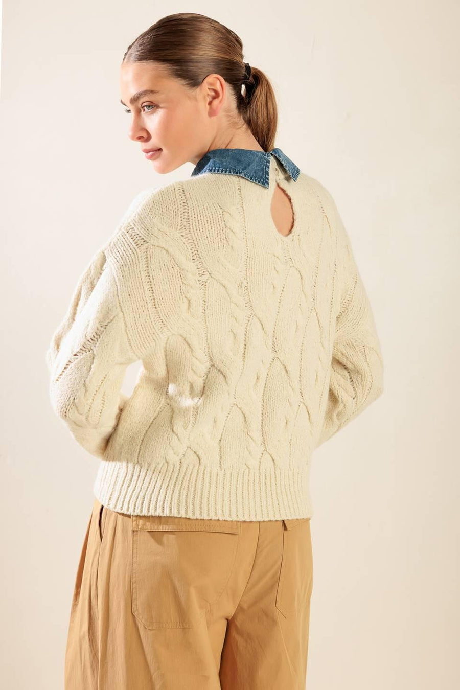 TOTALLY SMITTEN PULLOVER SWEATER TOP - Glamourous Grace