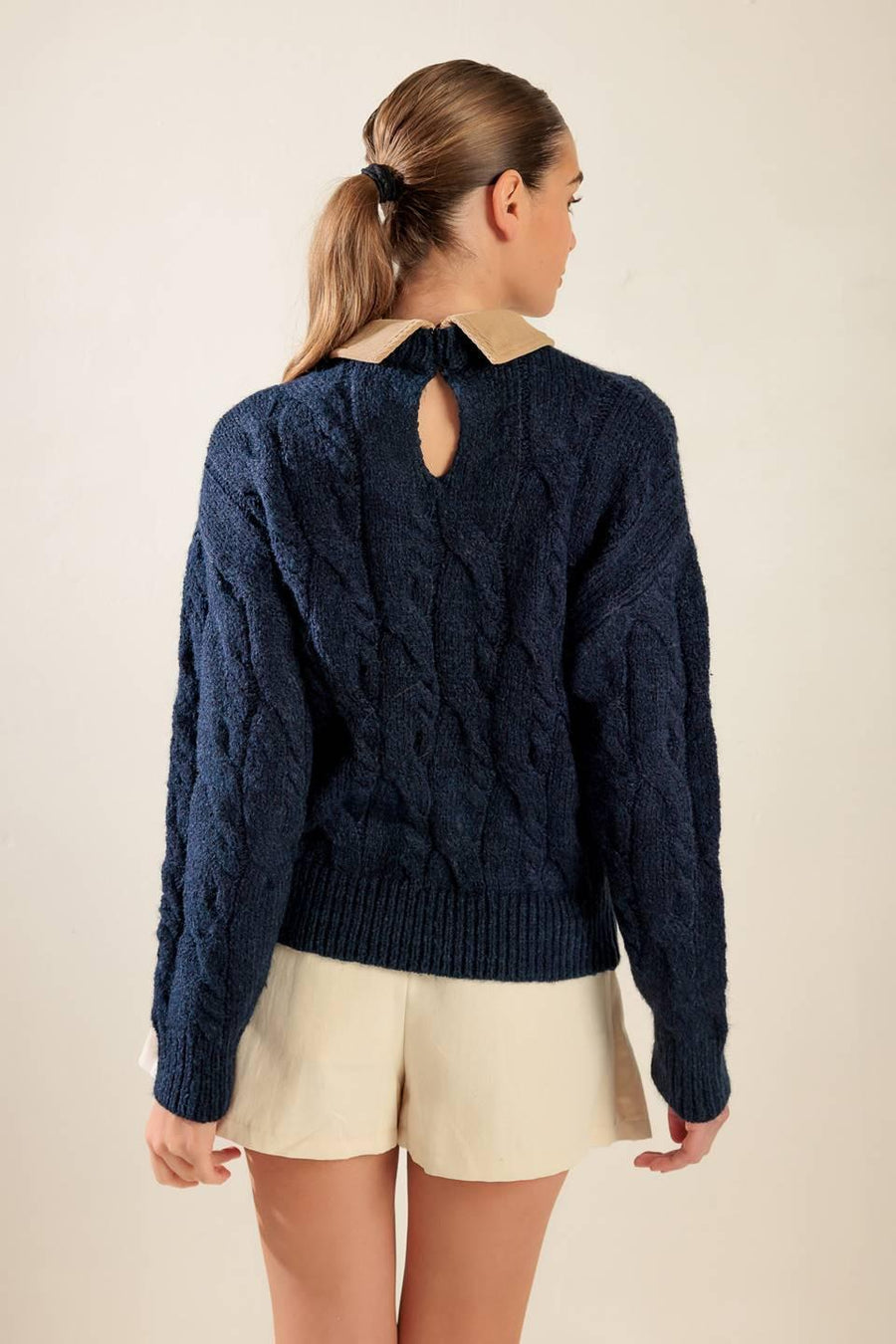 TOTALLY SMITTEN PULLOVER SWEATER TOP - Glamourous Grace