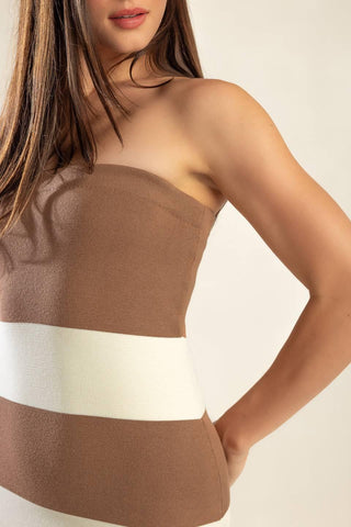 ROMANTIC AFTERNOON SWEATER MIDI TUBE DRESS - Glamourous Grace