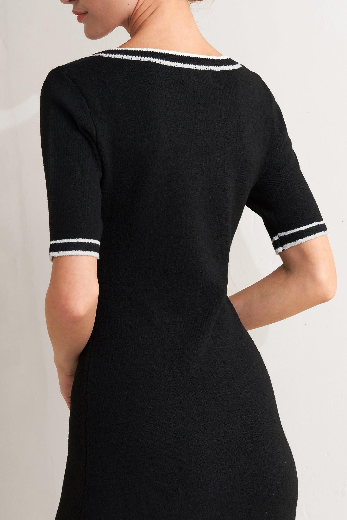 MODERN CLASSIC SWEATER KNIT MIDI DRESS - Glamourous Grace