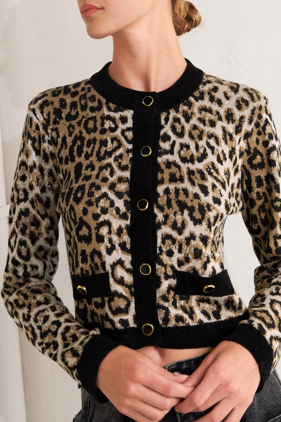 URBAN GODDESS LEOPARD SWEATER CARDIGAN - Glamourous Grace