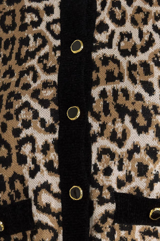 URBAN GODDESS LEOPARD SWEATER CARDIGAN - Glamourous Grace