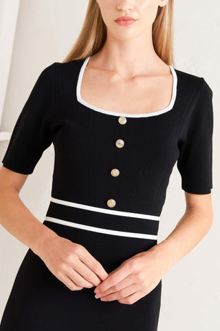 ELEGANT FRAME SWEATER KNIT MIDI DRESS - Glamourous Grace