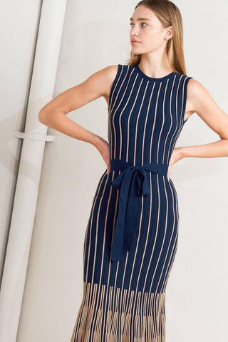 SMOOTH WEIGHTED FEEL KNIT MIDI DRESS - Glamourous Grace